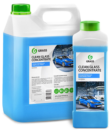 Очиститель стекол GRASS Clean Glass Concentrate, 5 кг