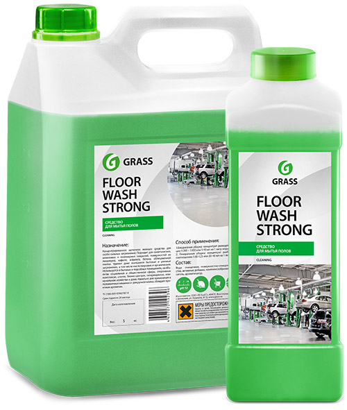 Моющее средство для поломоечных машин GRASS Floor Wash Strong, 10л